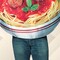 Spaghetti and Meatballs Adult Costume Halloween Food Tunic Chef Hat Funny Group Party Outfit